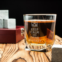 Стакан для виски "Keep calm and drink whiskey"